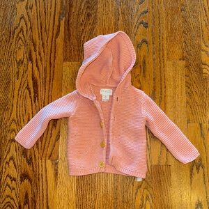 Little planet by Carter’s pink knit cardigan- 6 mo - EUC